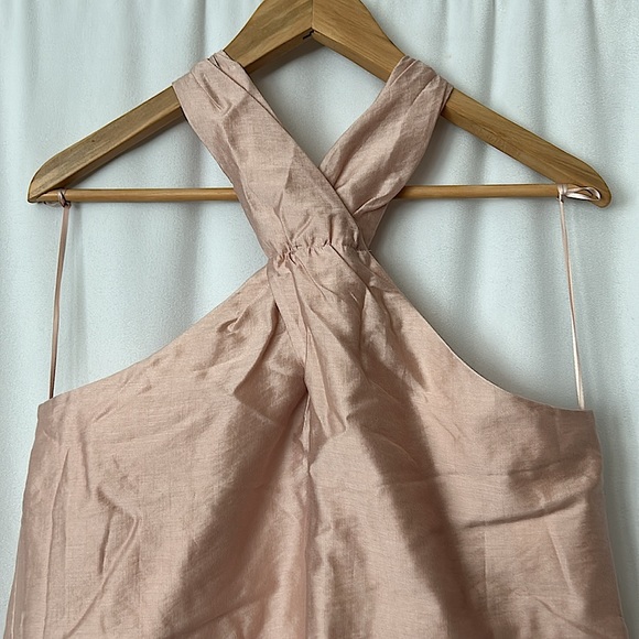 Joie NWT Blush Sand Earldena Halter Top Shirt **Size L** 🌸🌸 - Picture 5 of 6